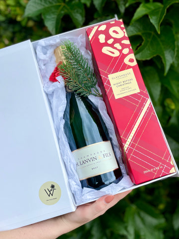 Christmas Eve Champers-Local NZ Florist -The Wild Rose | Nationwide delivery, Free for orders over $100 | Flower Delivery Auckland