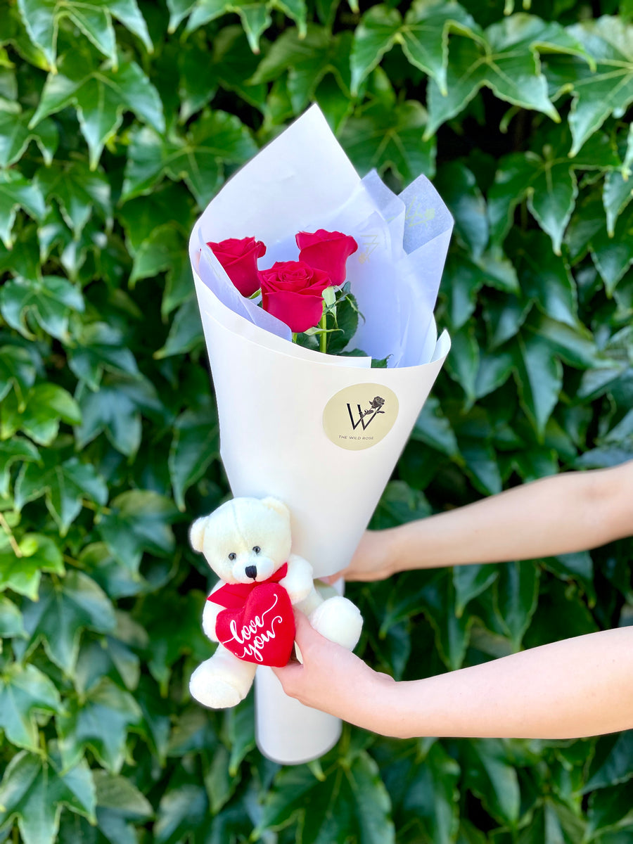 My Valentine-Local NZ Florist -The Wild Rose | Nationwide delivery, Free for orders over $100 | Flower Delivery Auckland