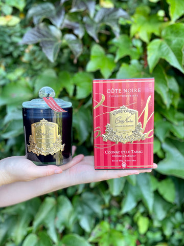 Côte Noire Cognac and Tobacco Candle 450g-Local NZ Florist -The Wild Rose | Nationwide delivery, Free for orders over $100 | Flower Delivery Auckland