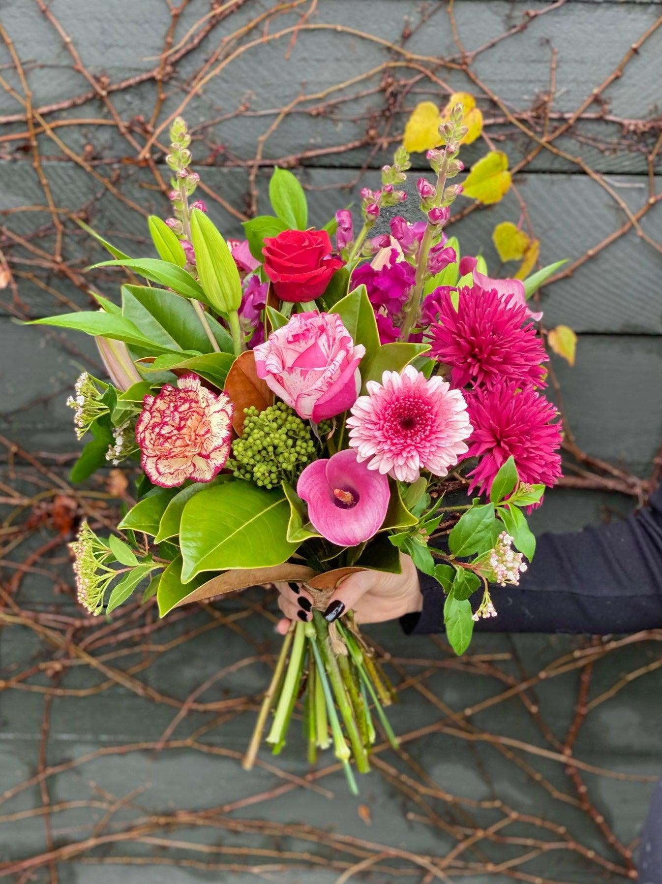 Free Auckland Flower Delivery I Same Day I Pink Bouquet