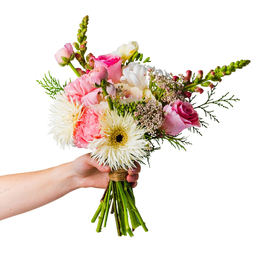 Bridesmaid Bouquet - Pretty Pastels-Local NZ Florist -The Wild Rose | Nationwide delivery, Free for orders over $100 | Flower Delivery Auckland