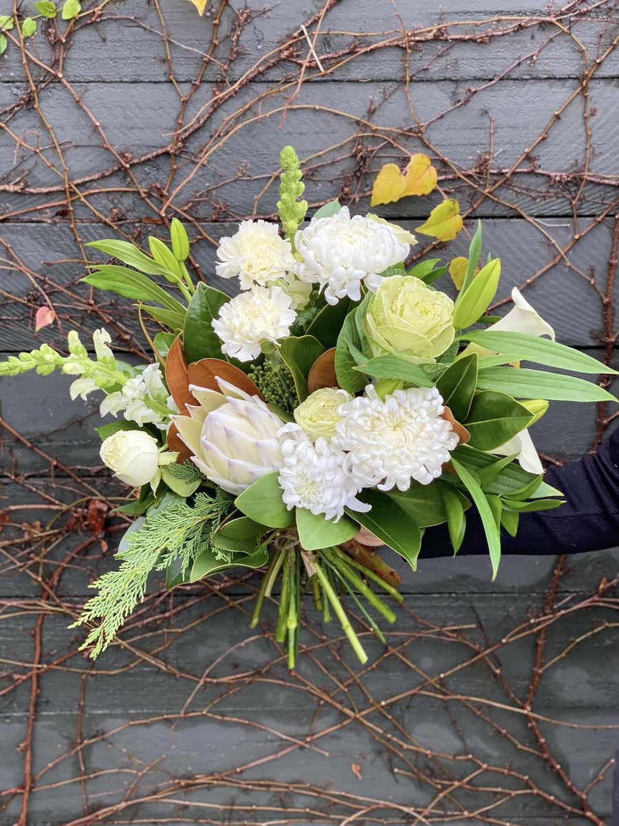 Big White-Local NZ Florist -The Wild Rose | Nationwide delivery, Free for orders over $100 | Flower Delivery Auckland