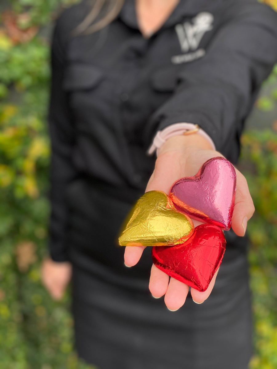 One Devonport Milk Chocolate Heart 30g-Local NZ Florist -The Wild Rose | Nationwide delivery, Free for orders over $100 | Flower Delivery Auckland